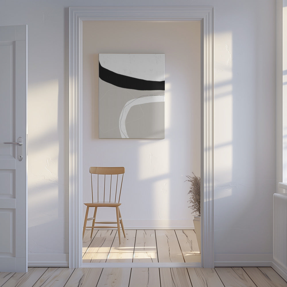 Black And White Shapes | Canvas