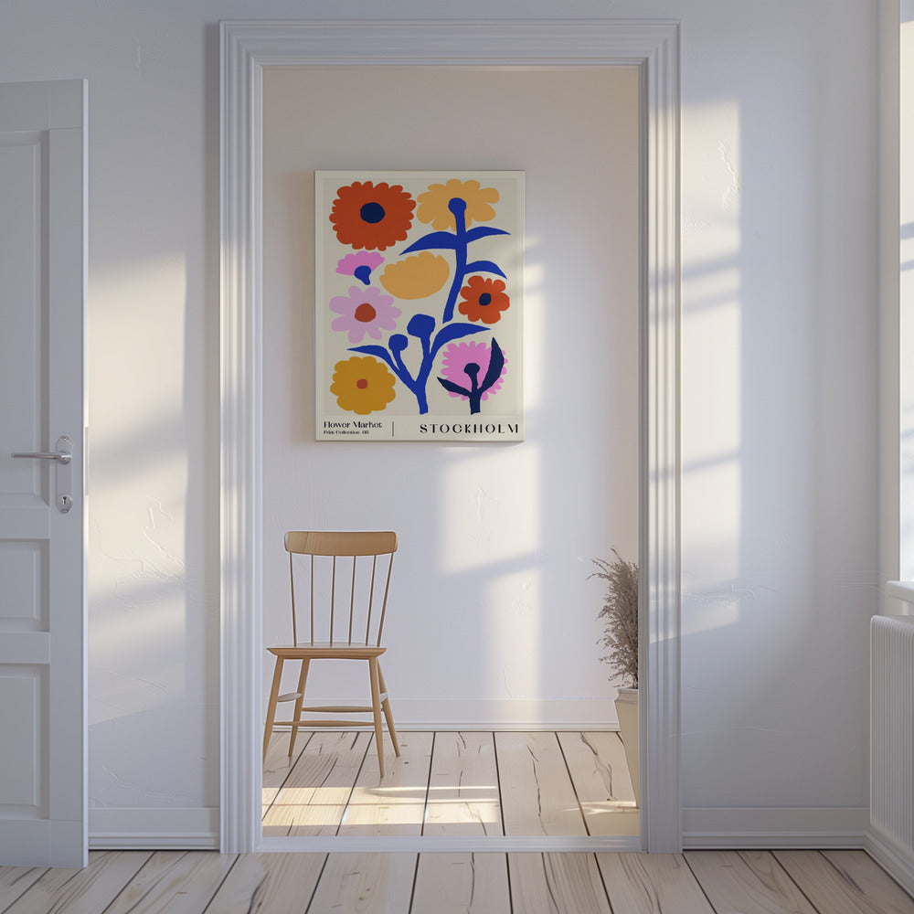 Flower Market. Stockholm | Canvas