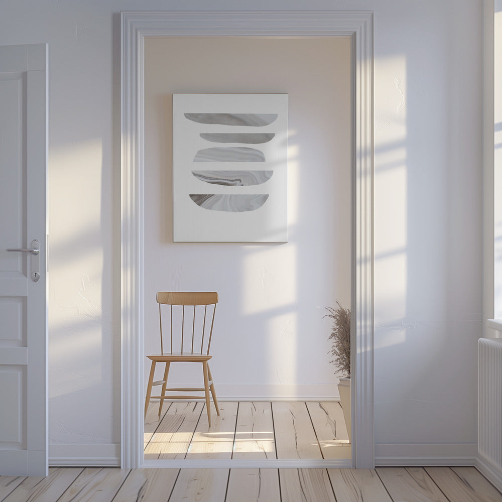 Minimalist Marble Patterns in Neutral | Canvas