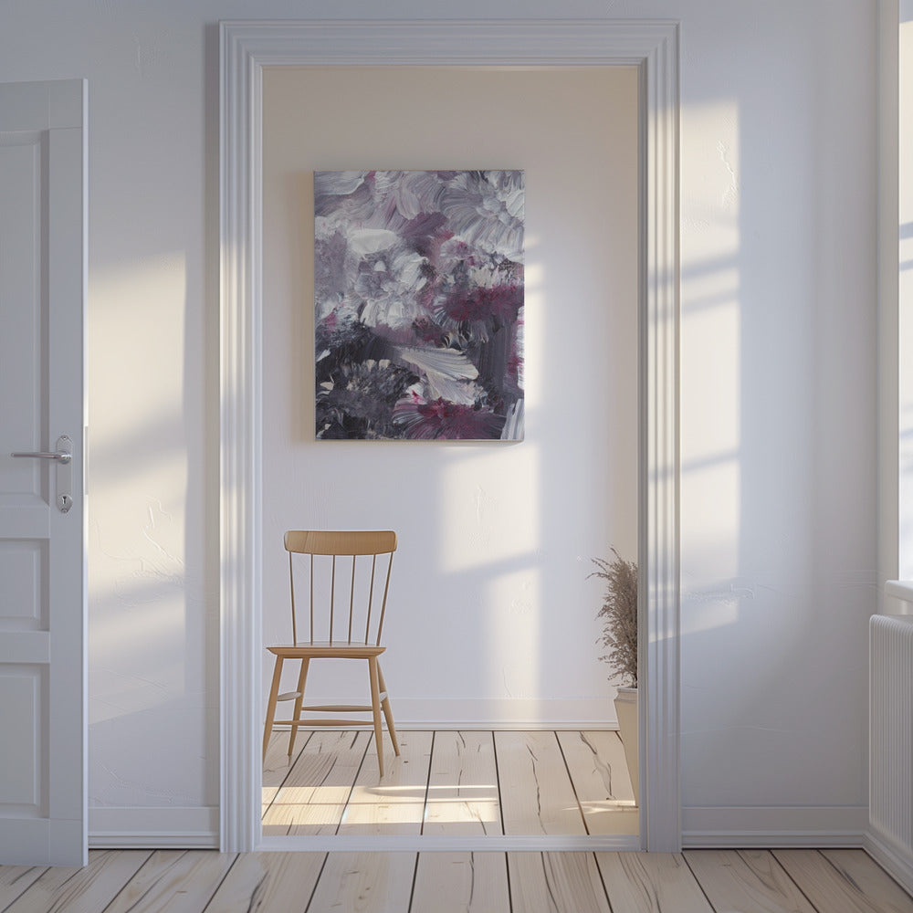 Floral Expressionist Brushstrokes | Canvas