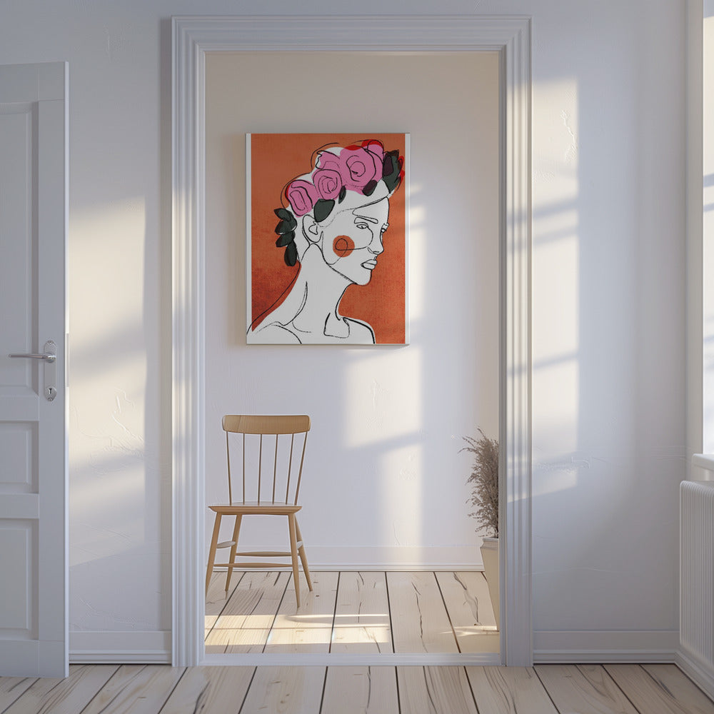 Floral Contemplation | Canvas