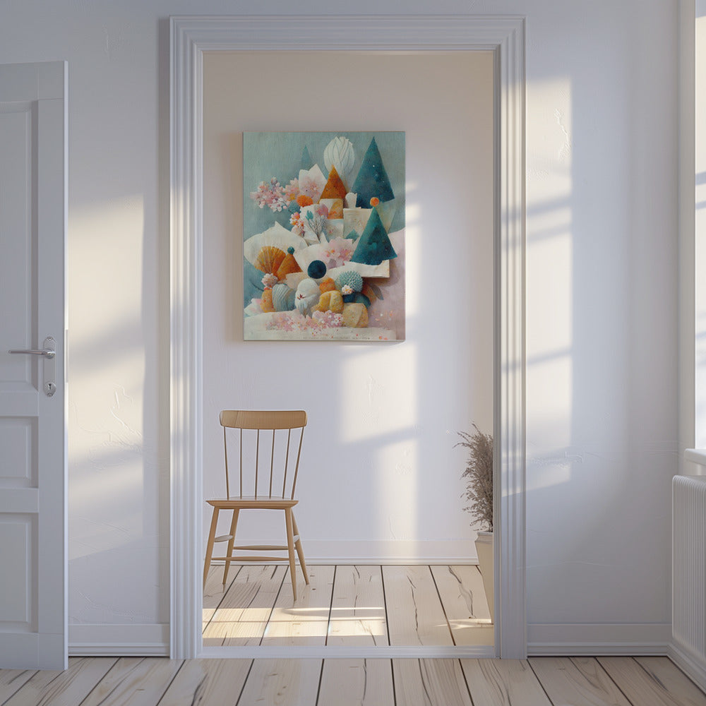 Whimsical Bloomscape | Canvas