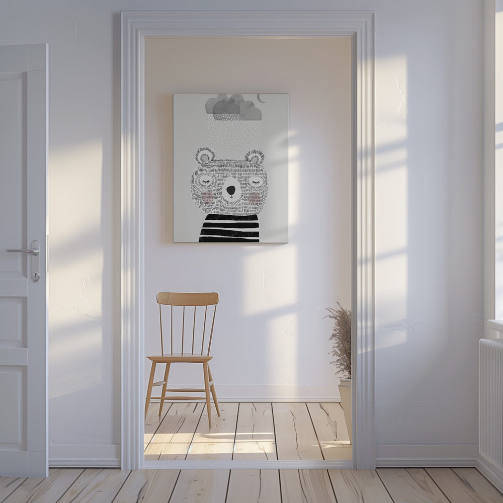 Dreamy Bear Clouds | Canvas