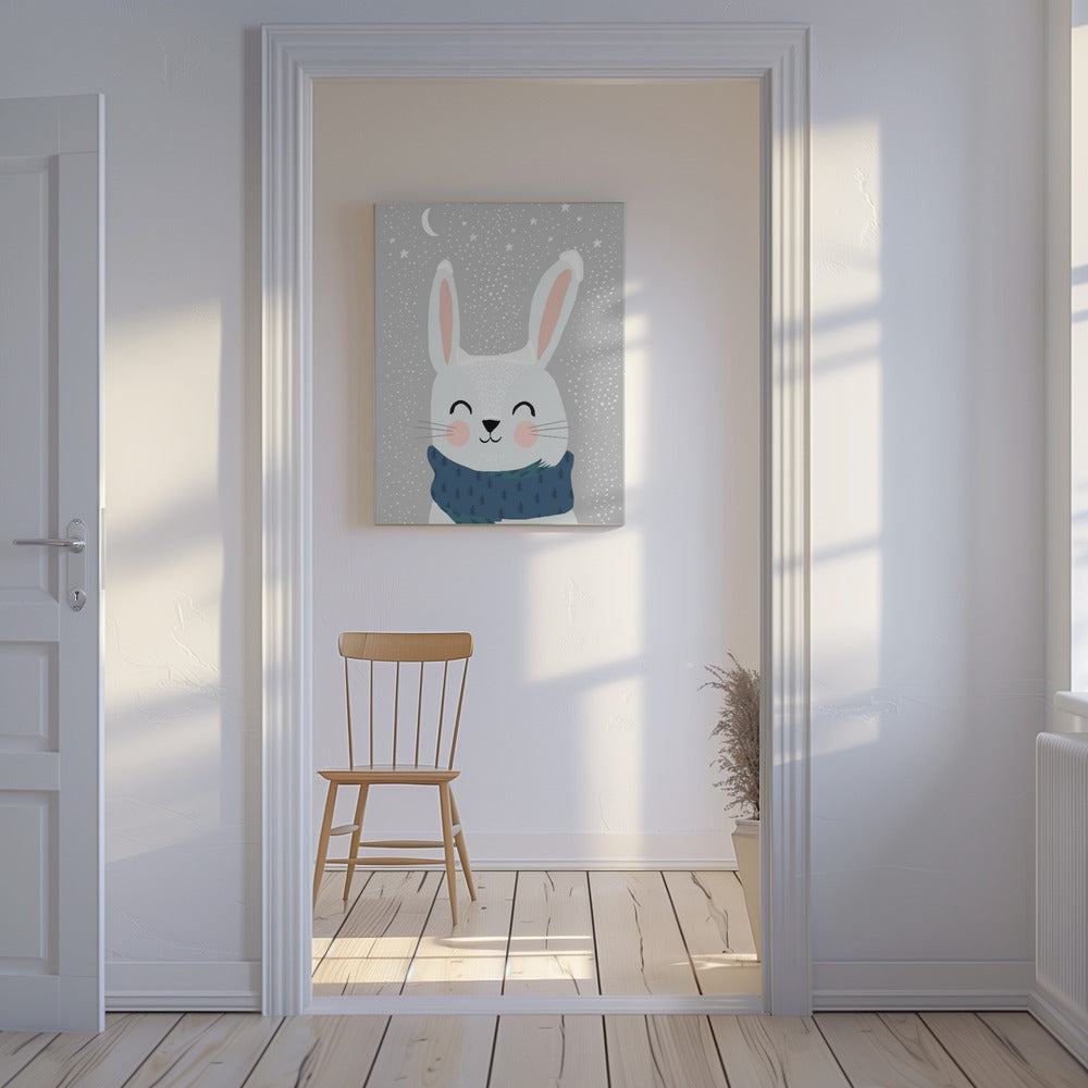 Winter Bunny Bliss | Canvas