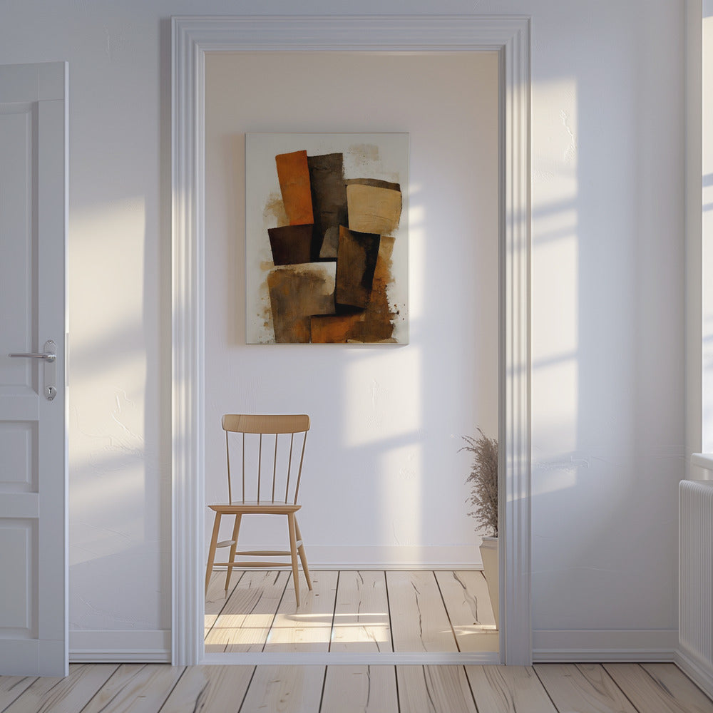 Earthy Layers | Canvas