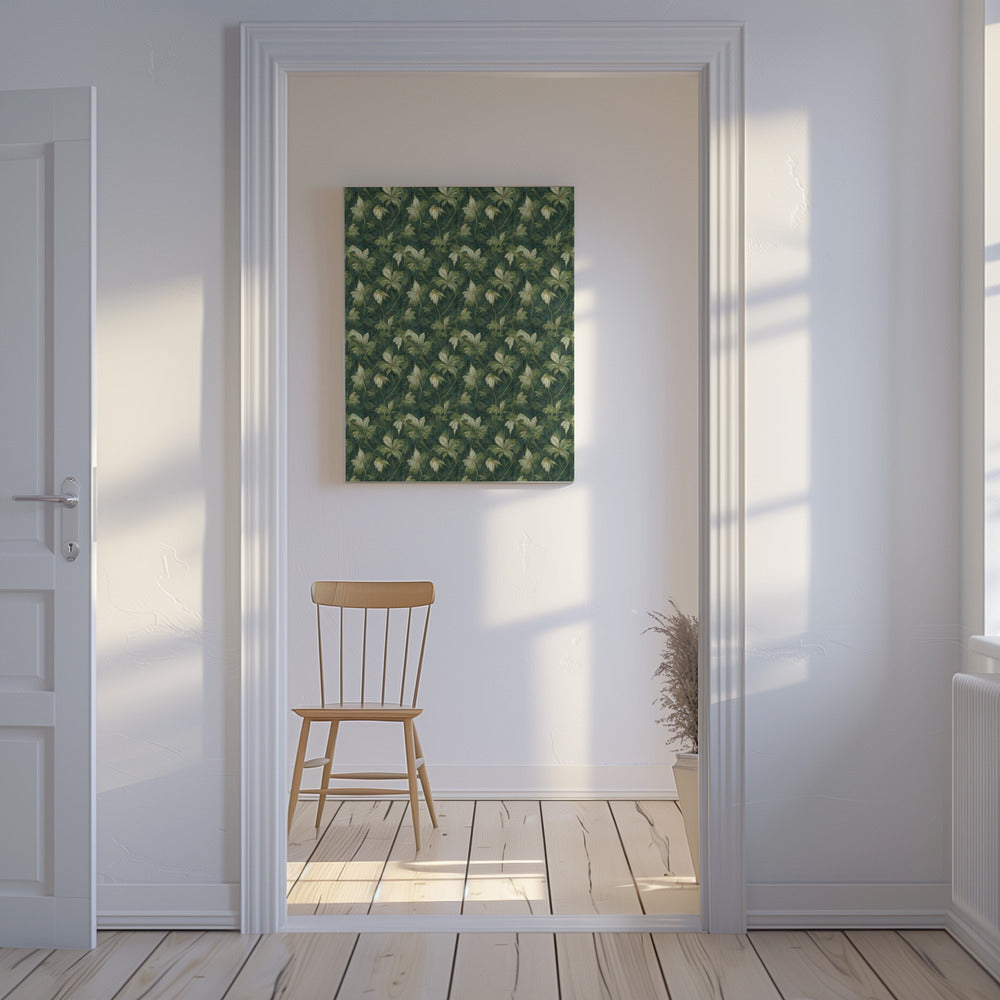 Verdant Blossom Tapestry | Canvas