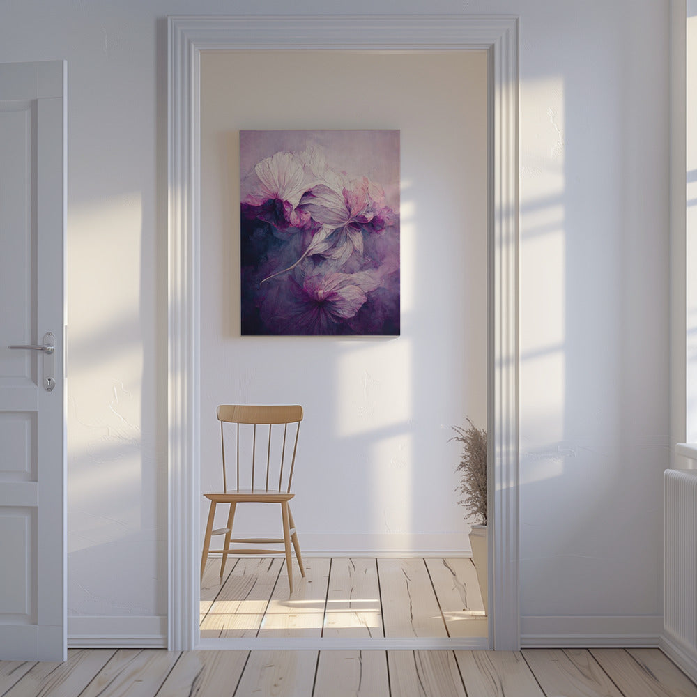 Petals in Haze | Canvas