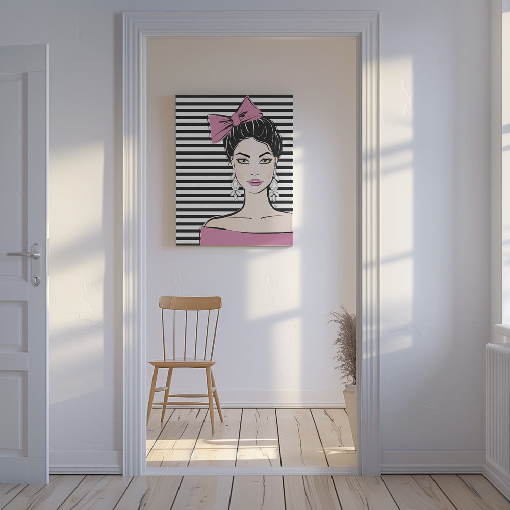 Striped Elegance | Canvas
