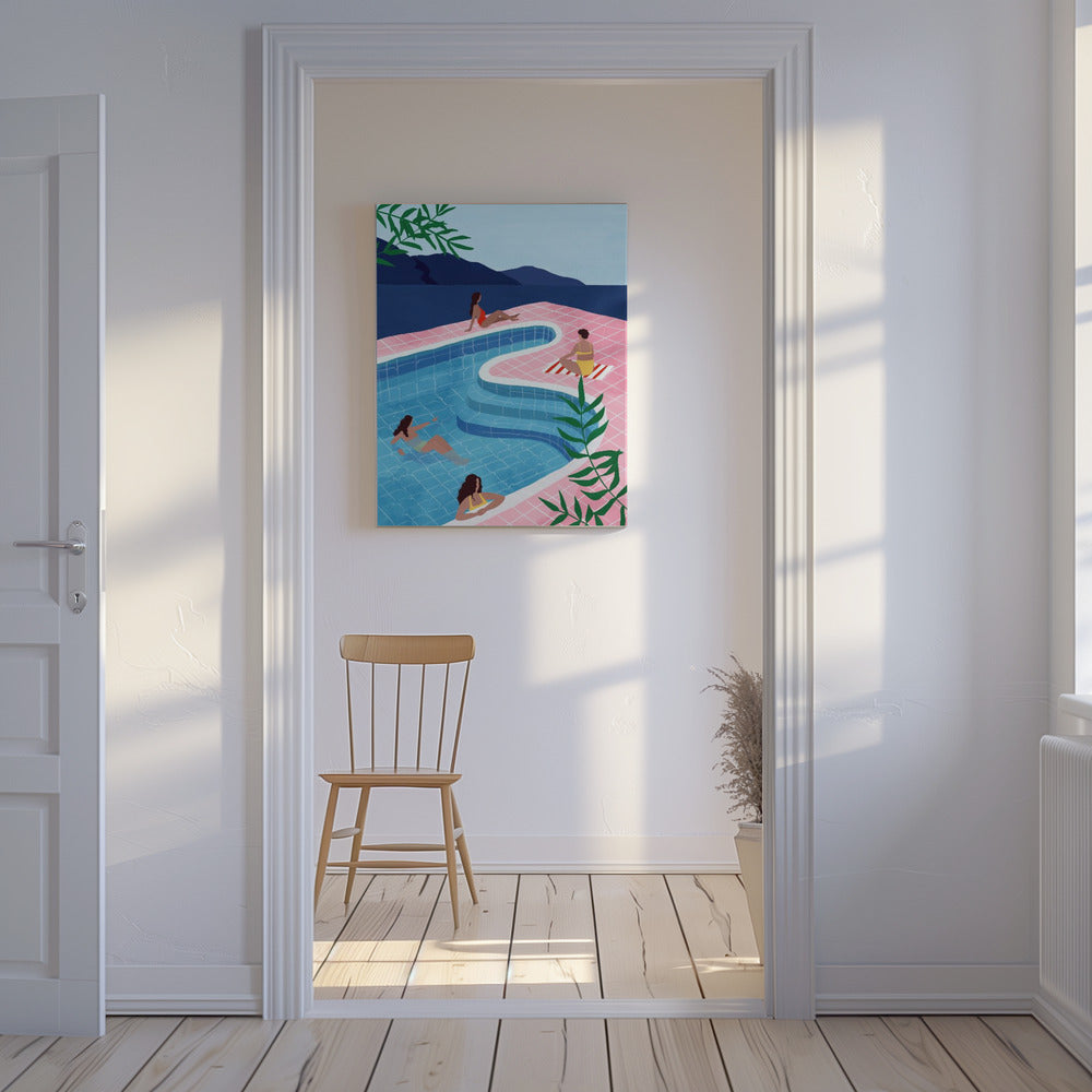 Pool Ladies | Canvas