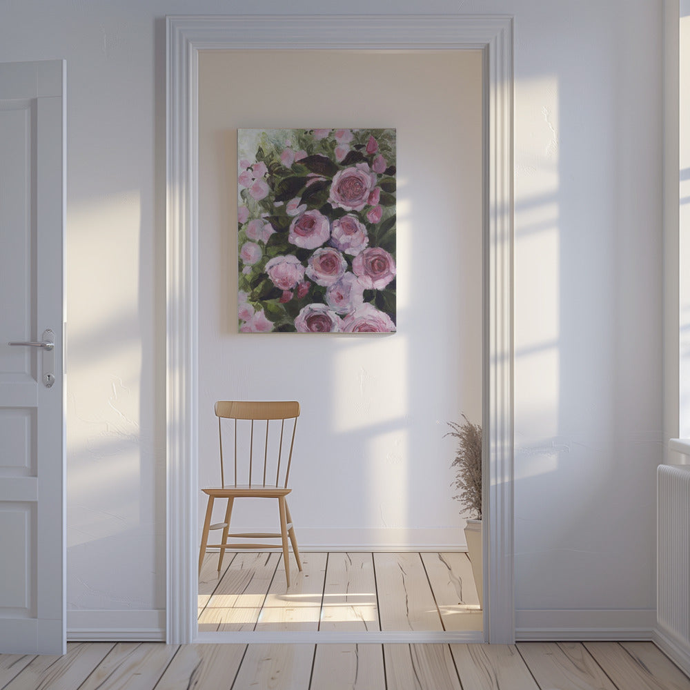 Aurorie painterly roses | Canvas