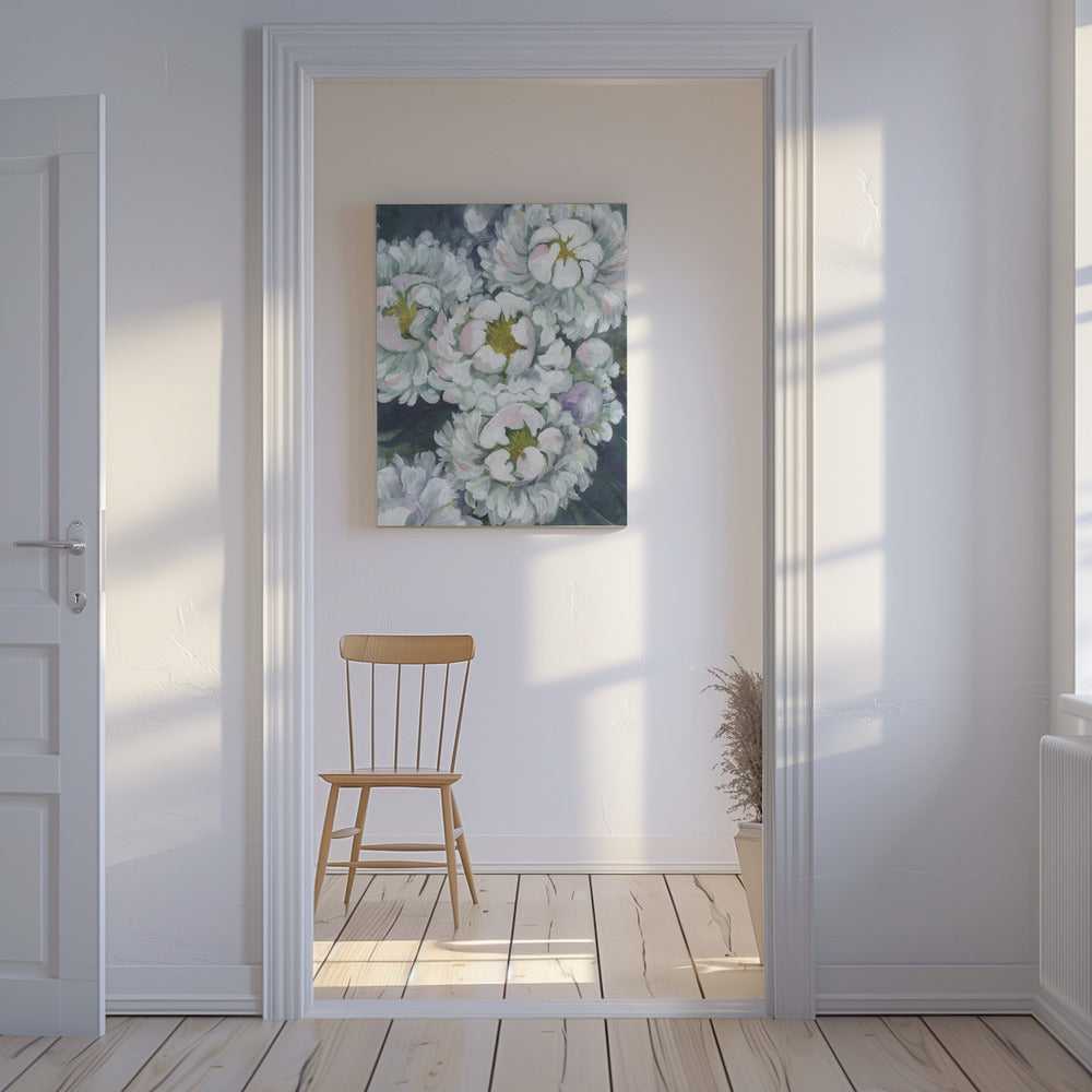 Willoh painterly peonies | Canvas