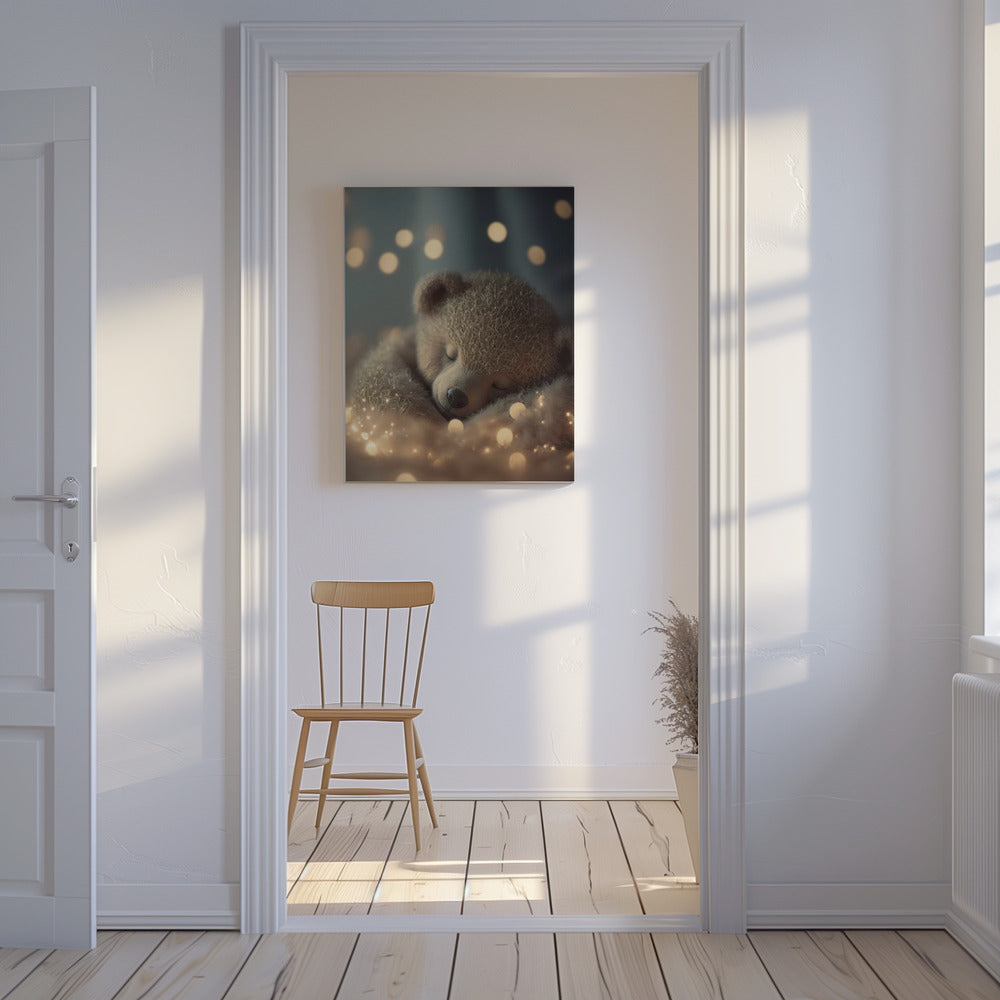 Dreamy Bear Snooze | Canvas