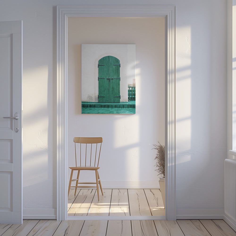 Marrakesh Green Door | Canvas