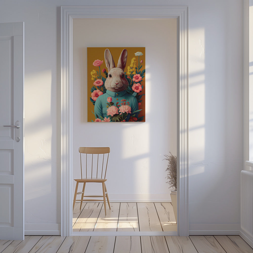 Bunny in Bloom | Canvas