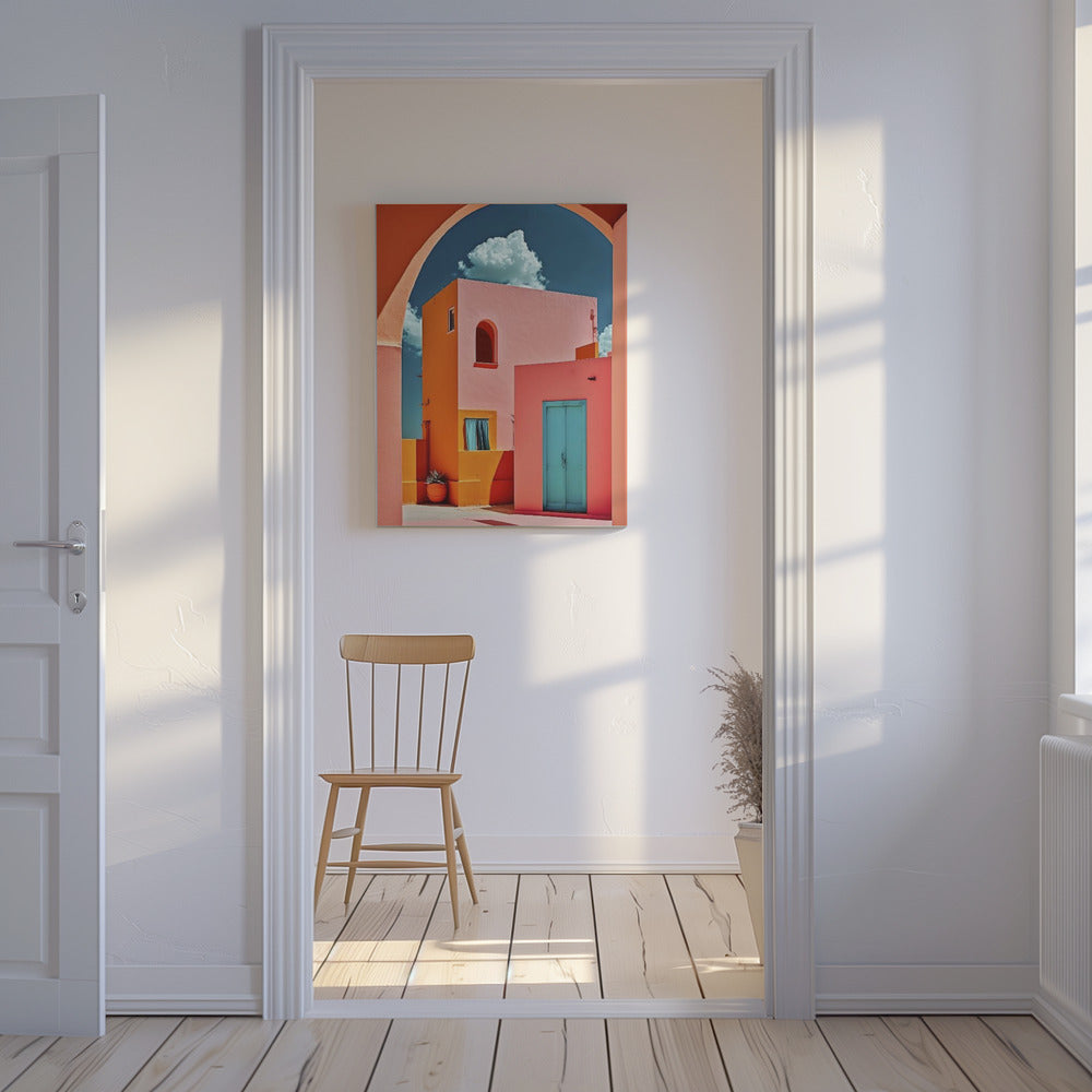 Vibrant Archway Scene | Canvas