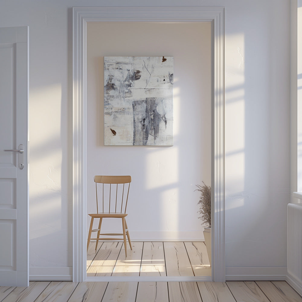 Abstract Painting With Layered Brushstrokes | Canvas