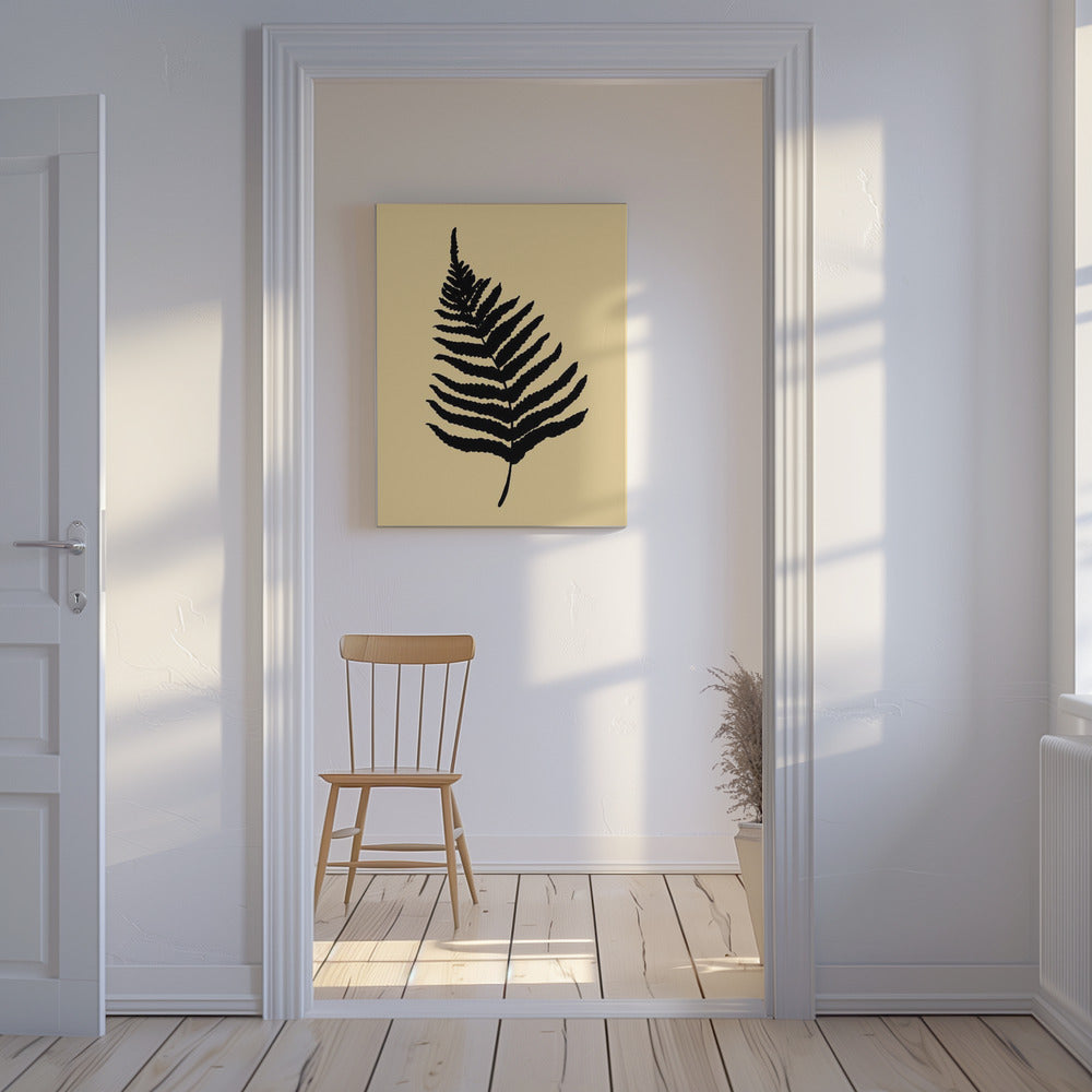 Fern 02 Yellow | Canvas