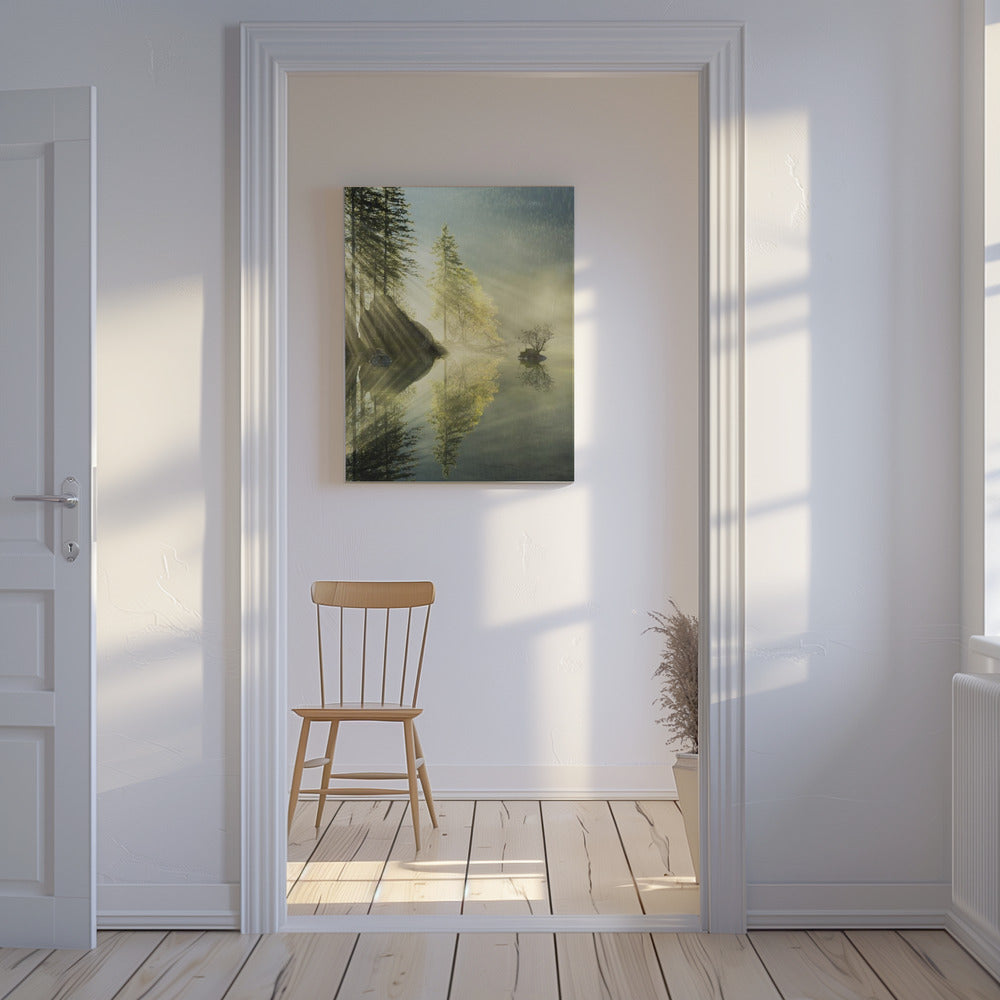 God Rays vertical | Canvas