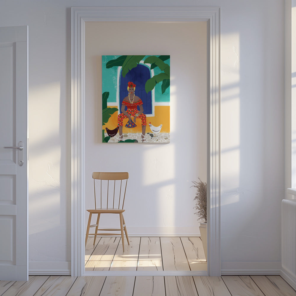 Femm au cigare | Canvas