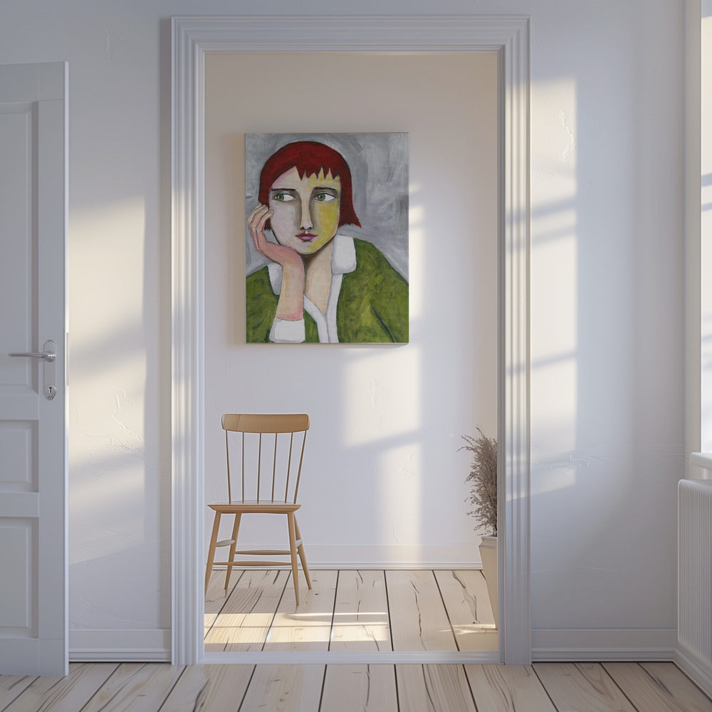 Thinking Lady | Canvas