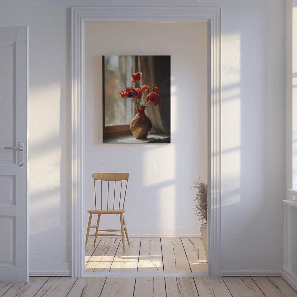 Warm Poppy Glow | Canvas