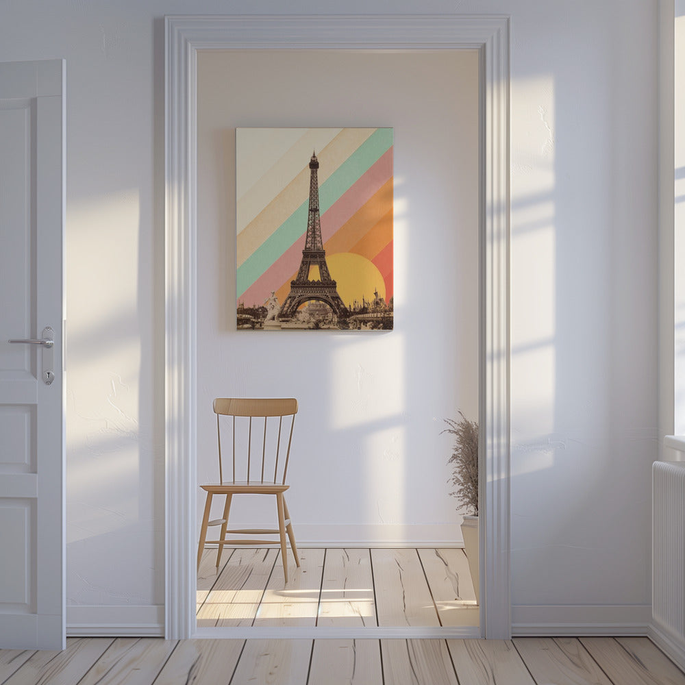 Eiffel Tower Rainbow | Canvas