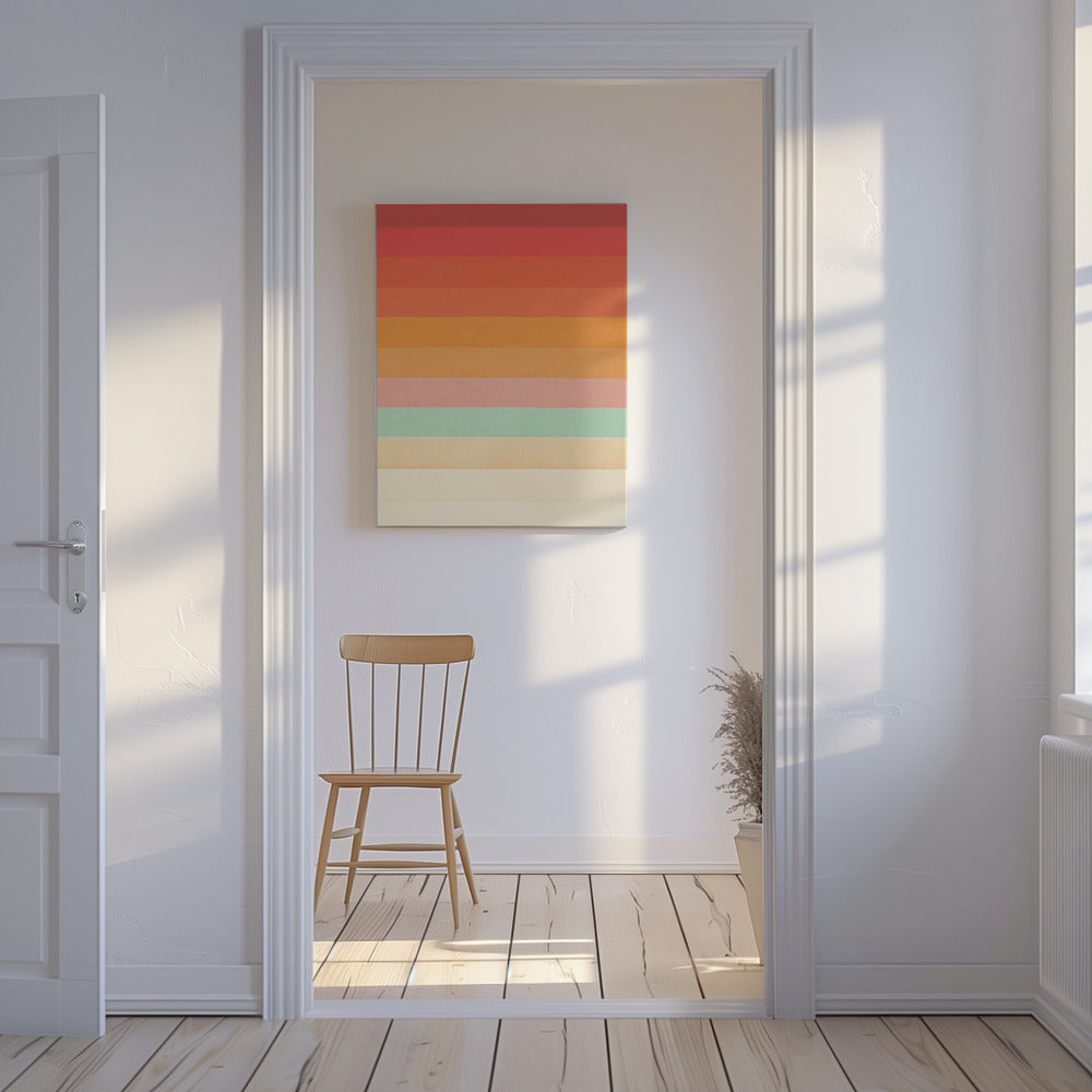 Rainbow Chevrons | Canvas