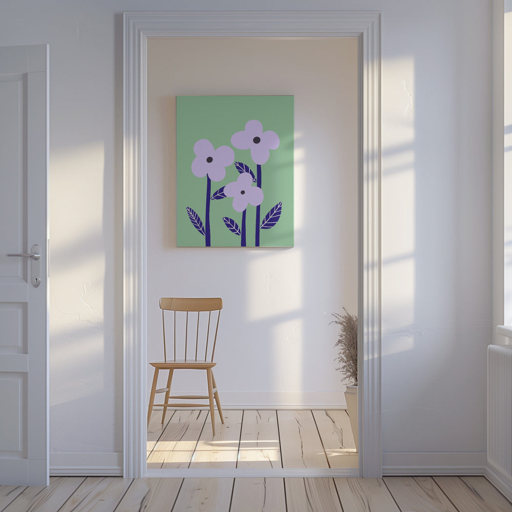 Violet Blossoms | Canvas