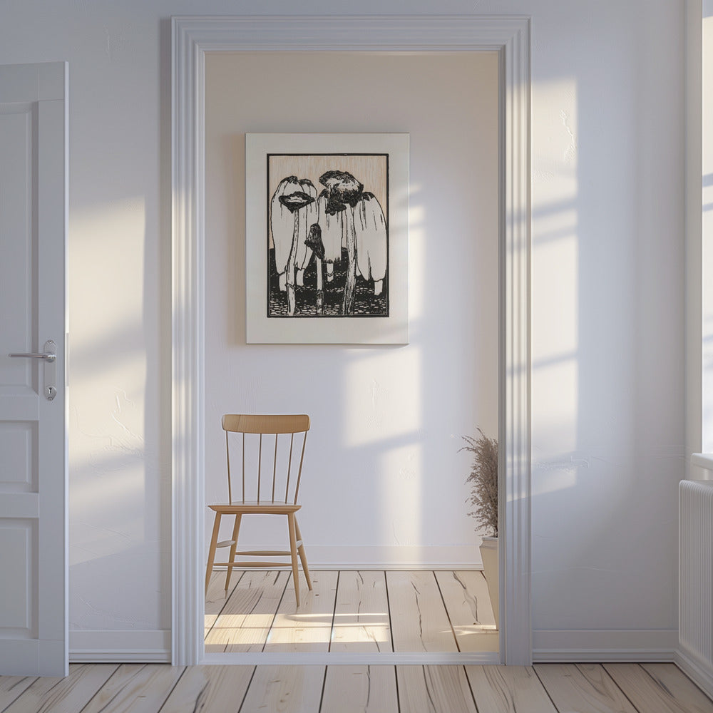 Ink Mushrooms (1915) | Canvas