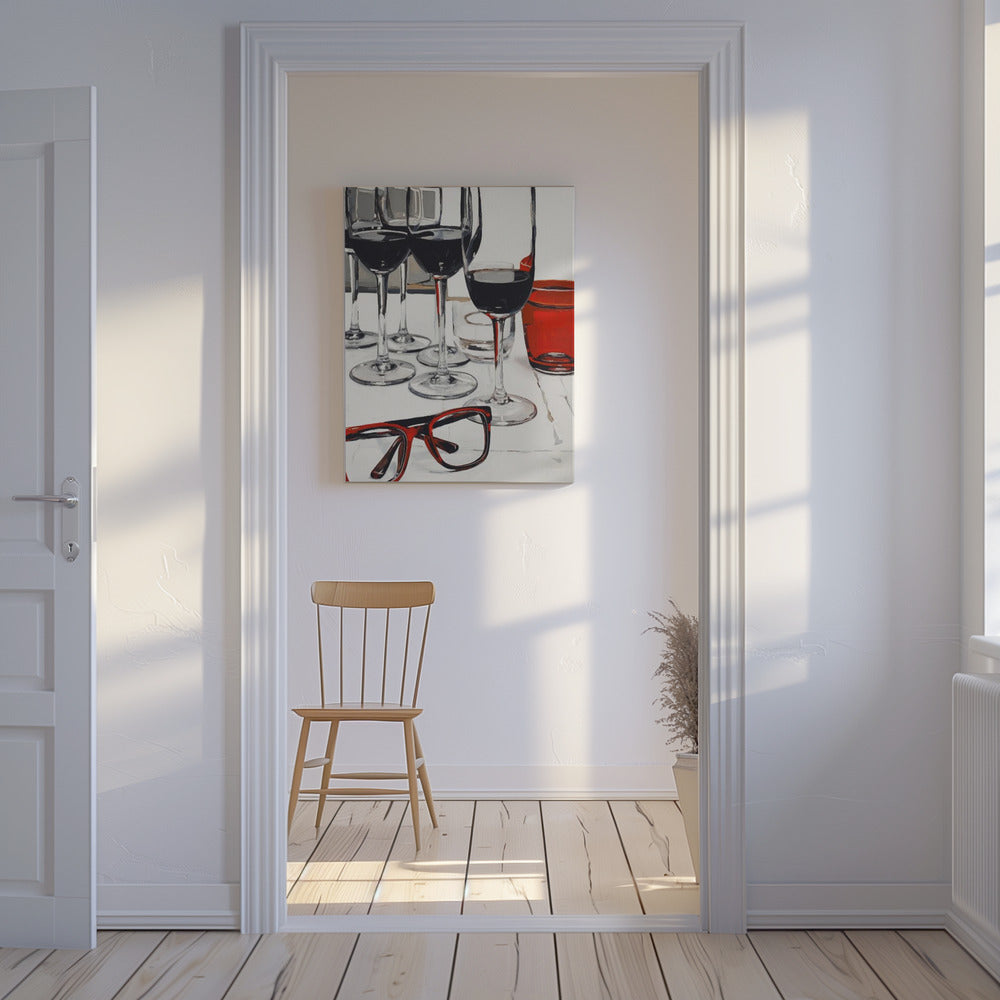 Wine &amp; Reflection | Canvas