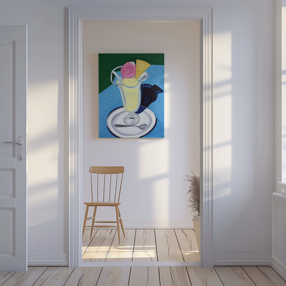 Raspberry and Vanilla Ice Cream | Canvas