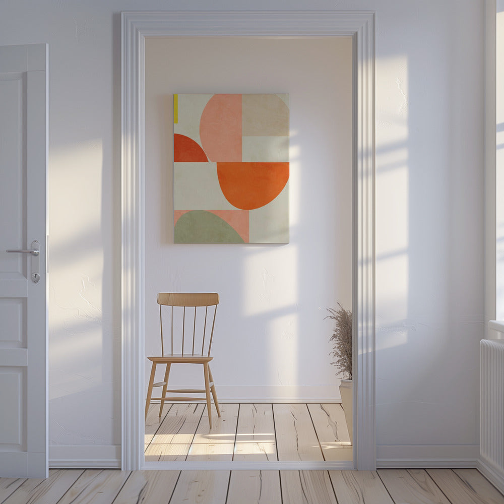 Summer Circles22 2 V | Canvas