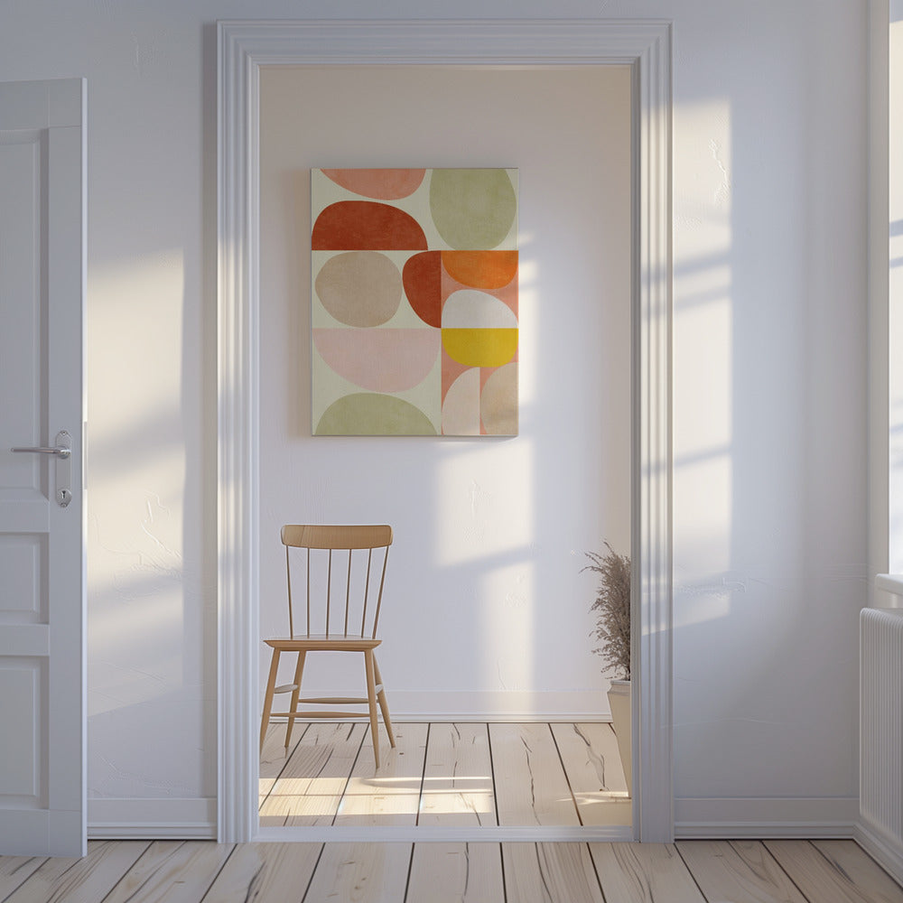 Pastel Geometry | Canvas