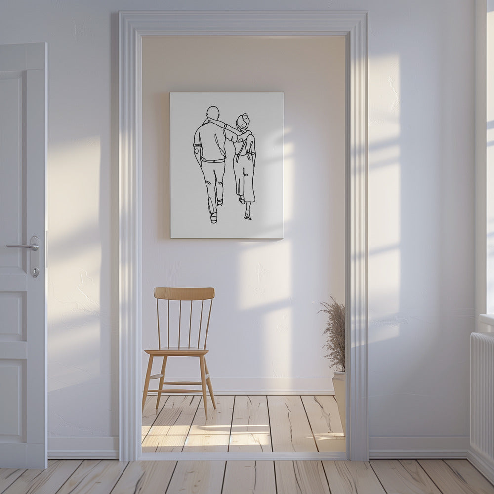 Walking With Friends | Canvas