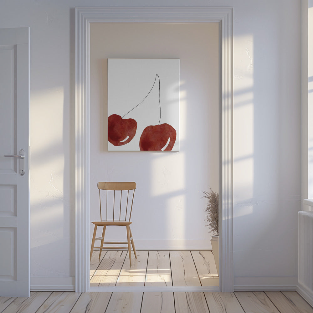 Isolated Cherries | Canvas