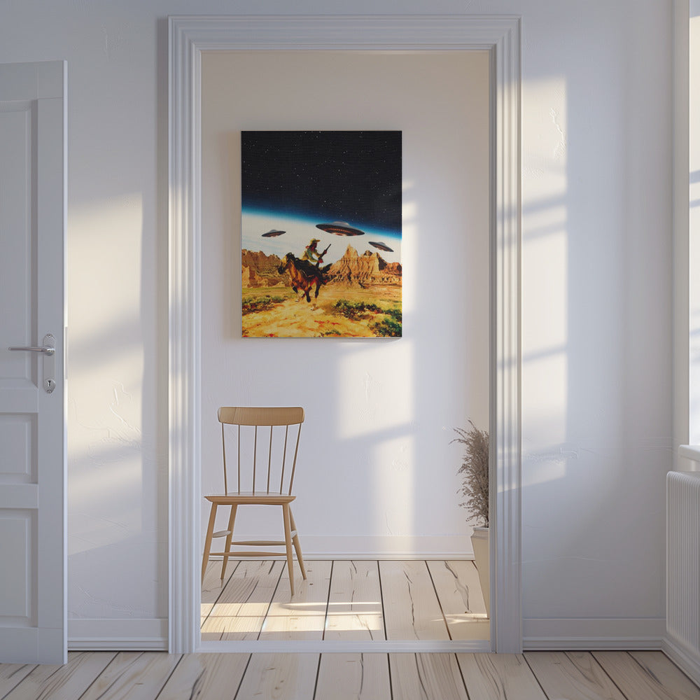 UFO Space Chase | Canvas