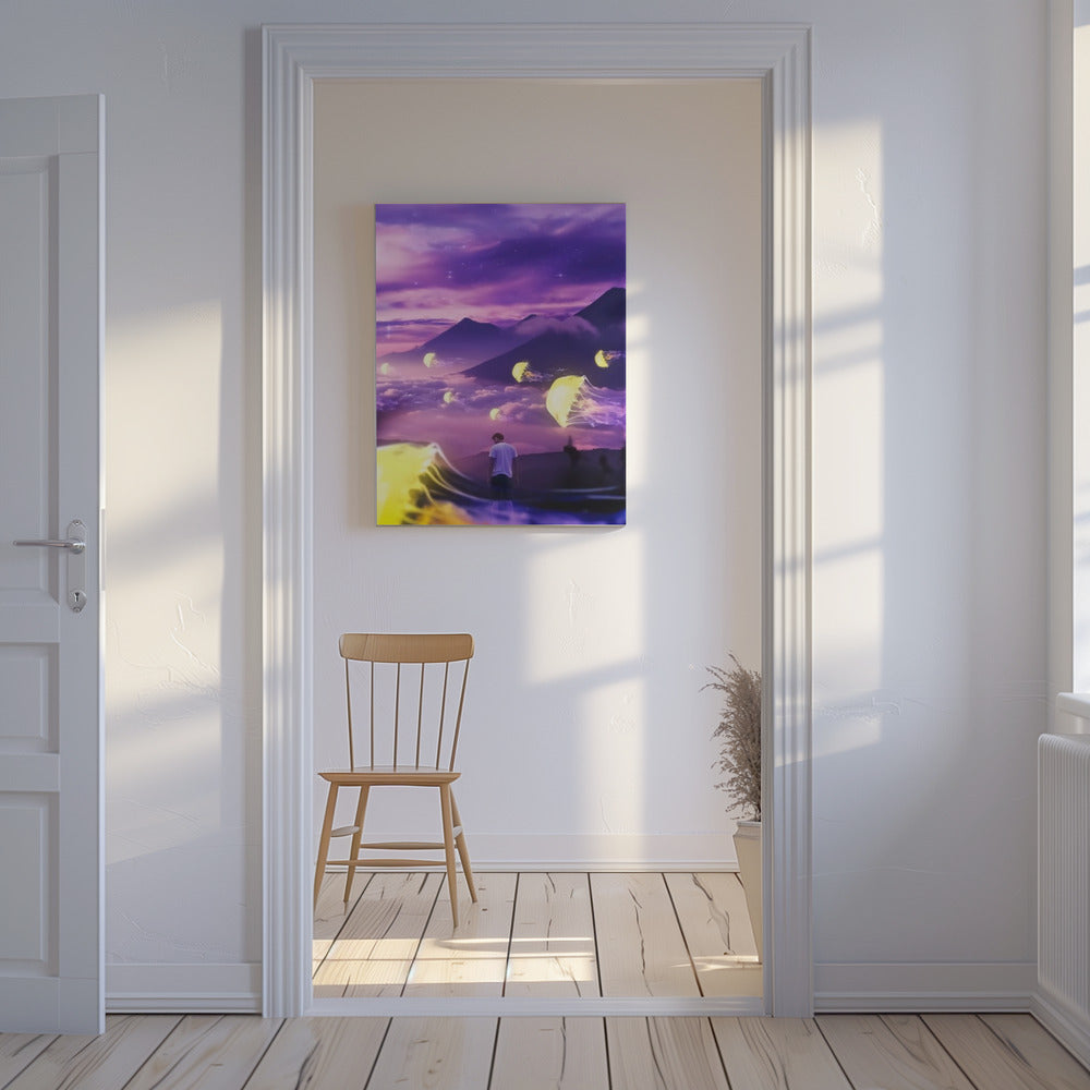 Jellyfish Mountain | Canvas