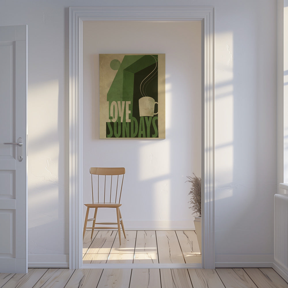 Love Sunday print | Canvas