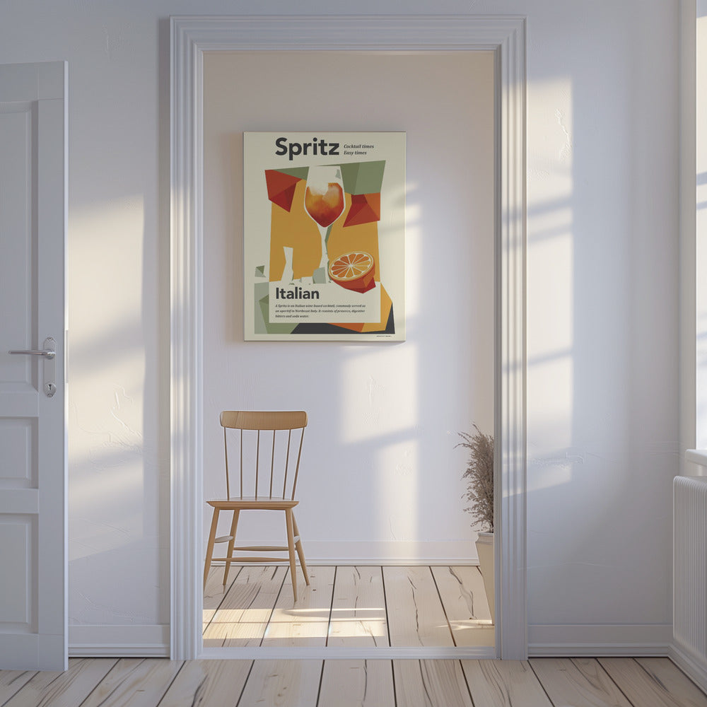 Aperol spritz print | Canvas