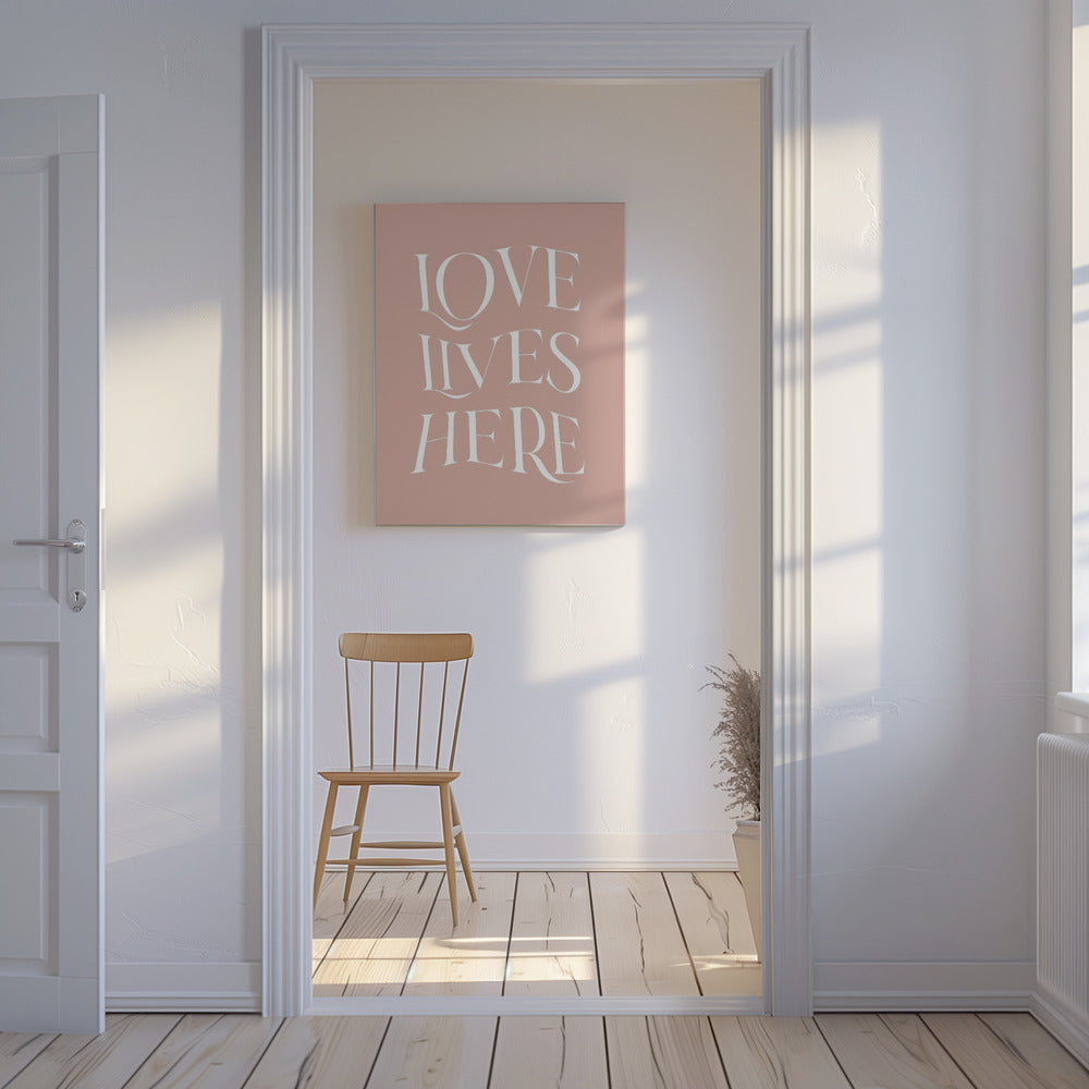 Love Lives Here | Canvas
