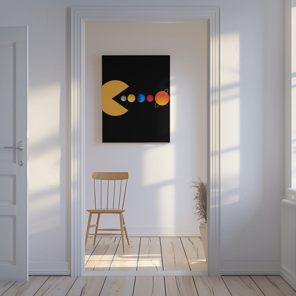 Yam Yam! Black | Canvas