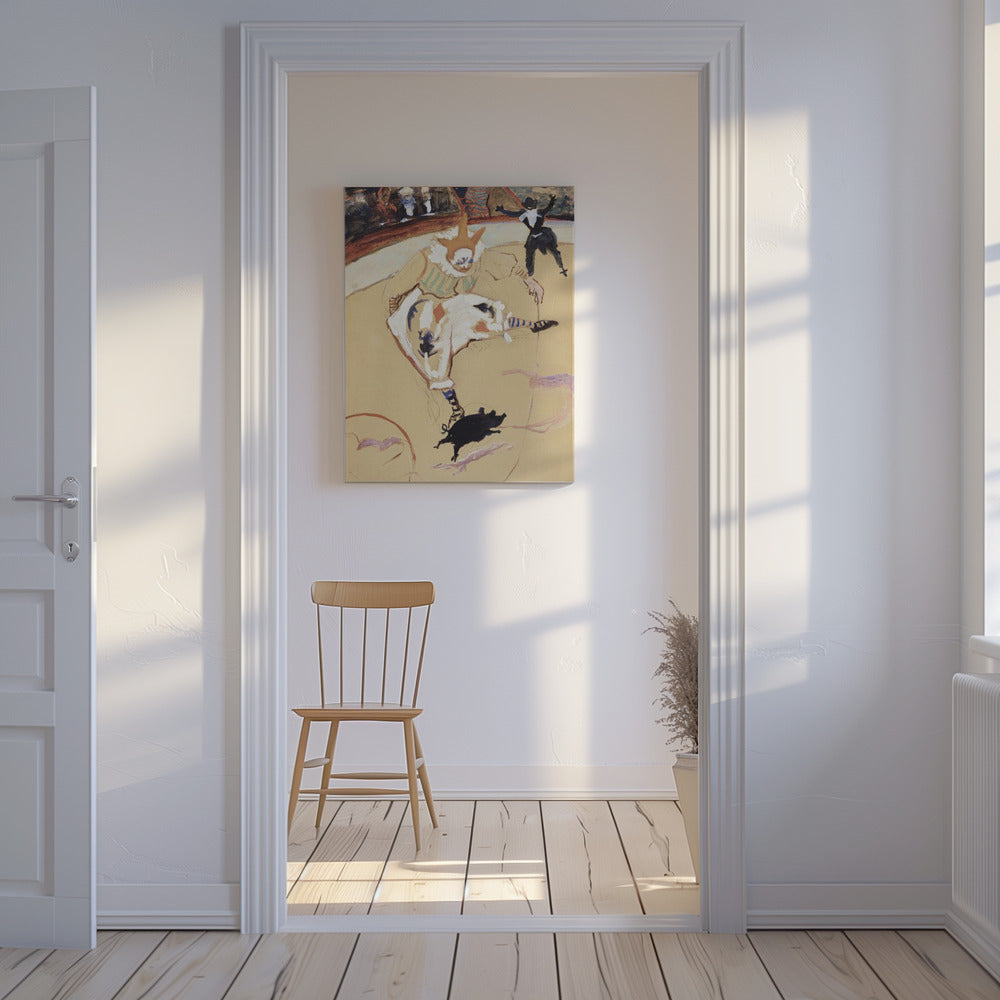 At the Circus Fernando Medrano With a Piglet (ca. 1889) | Canvas