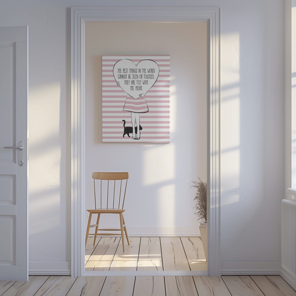 Heartfelt Stripes | Canvas