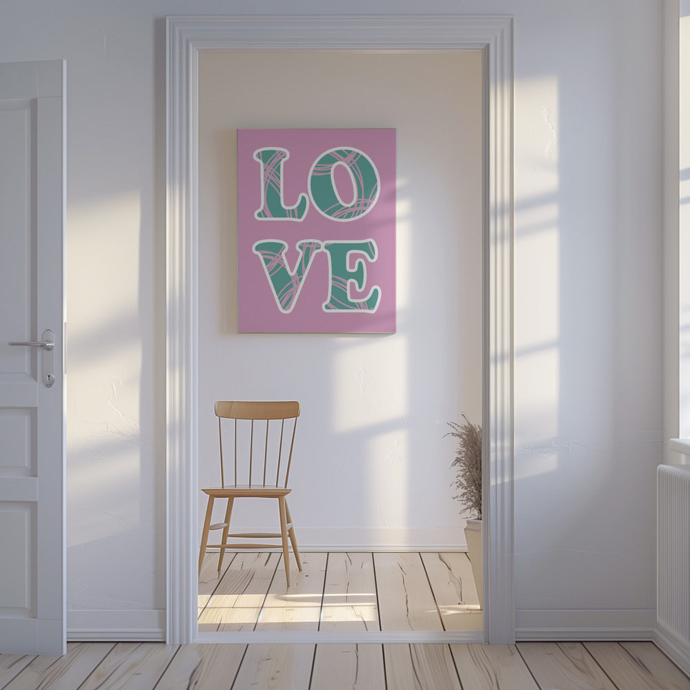 Bold Love Lines | Canvas