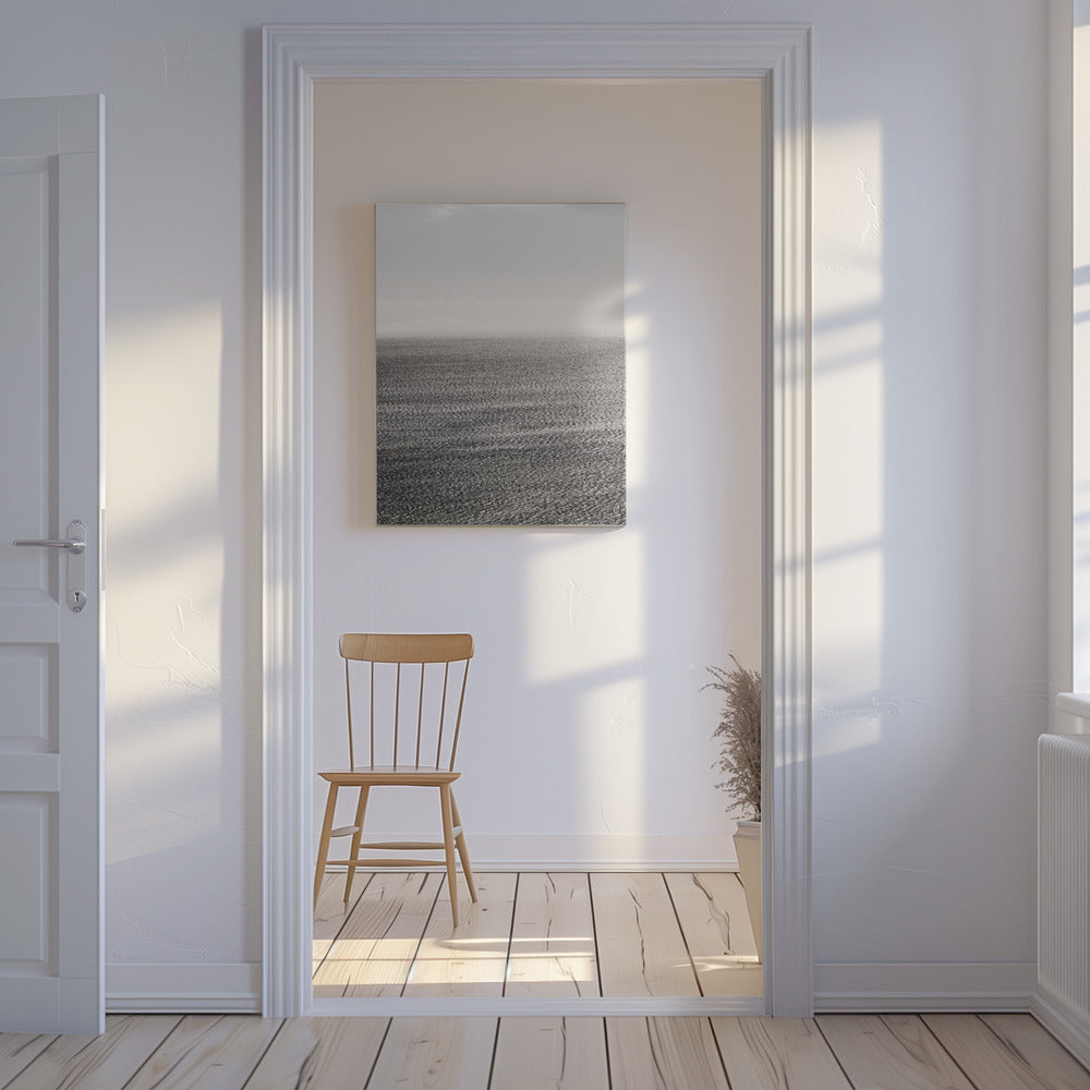 Silver Sea Serenity | Canvas