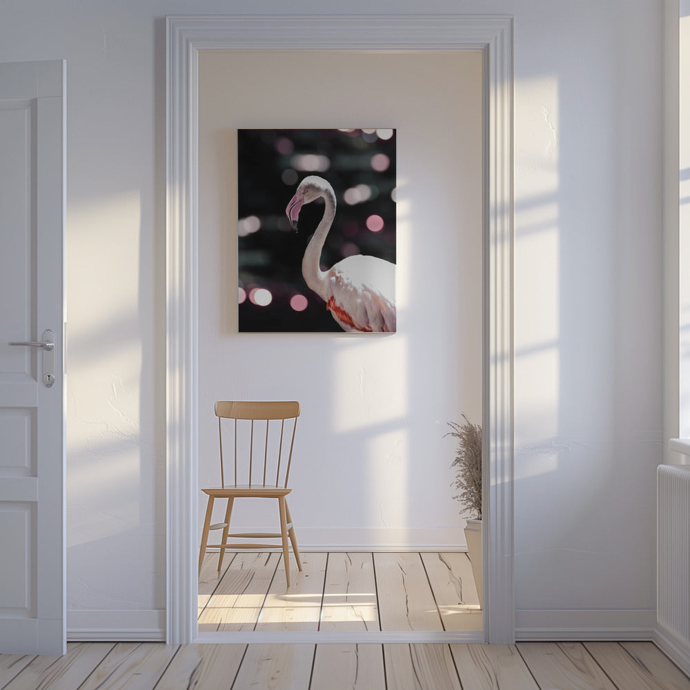 Flamingo Elegance | Canvas