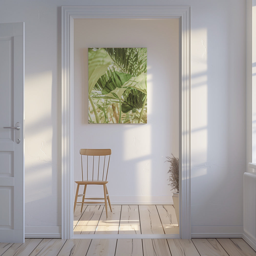 Sunlit Jungle Greens | Canvas