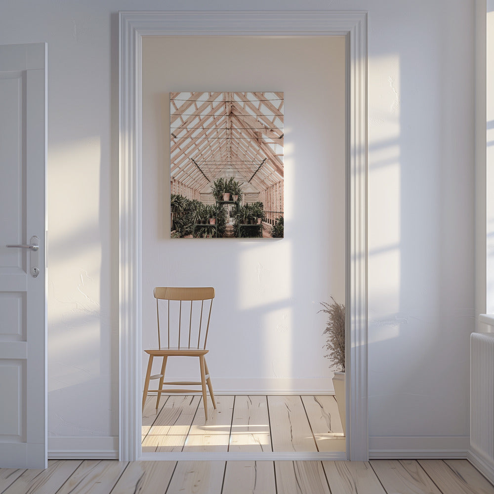 Serene Greenhouse | Canvas