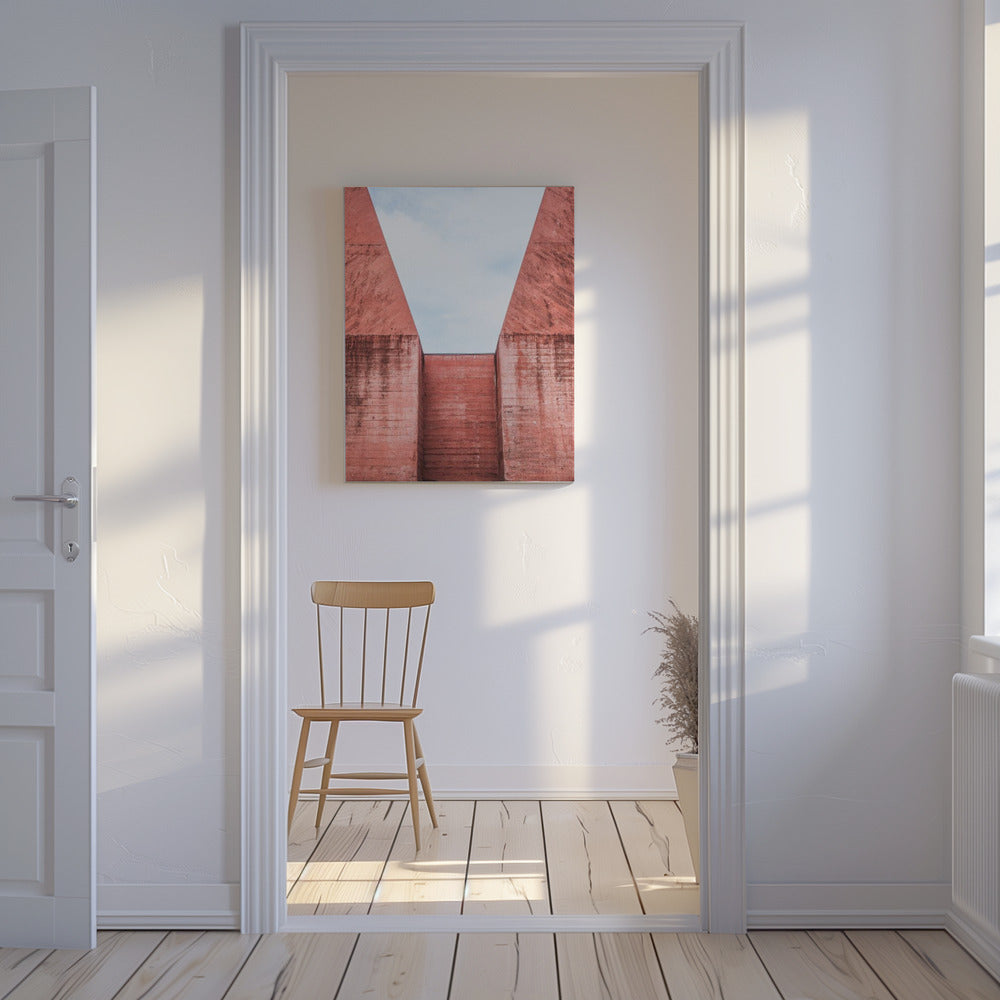 Crimson Pathway | Canvas