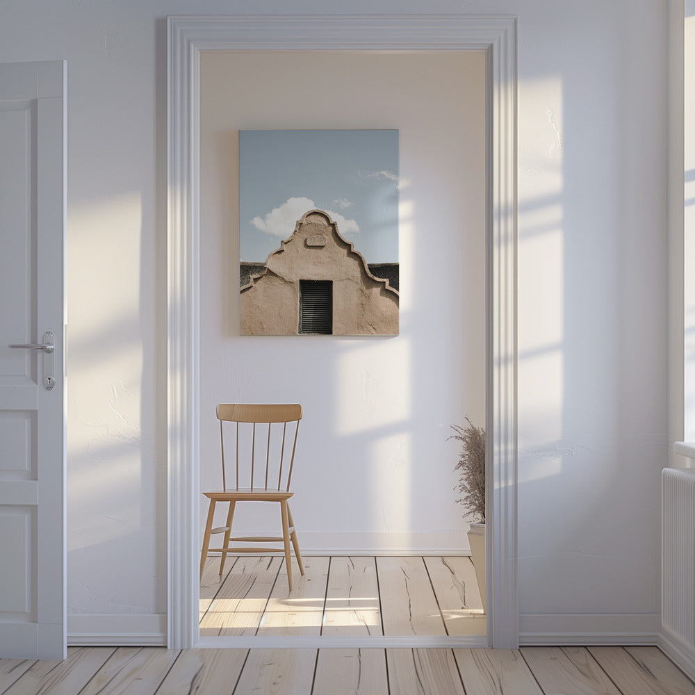 Vintage Gable With An Arched Window | Canvas